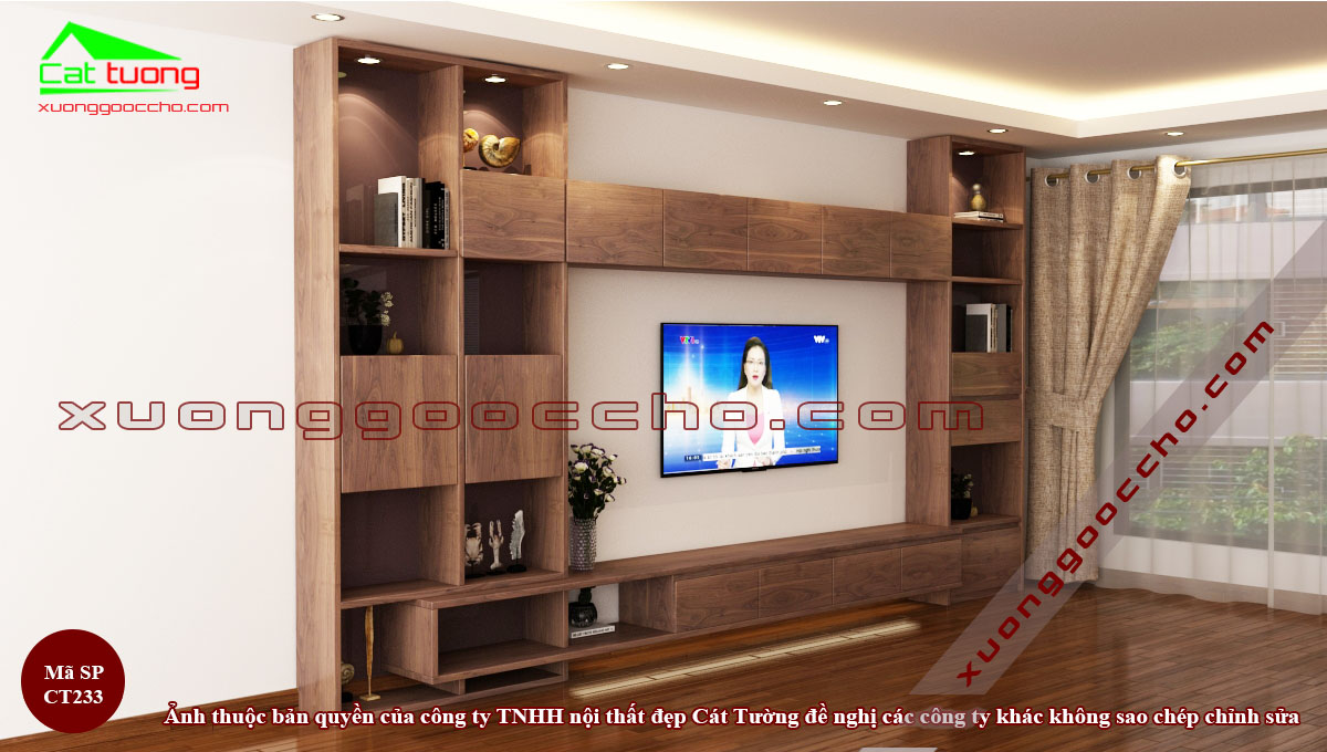 Siêu hot mẫu tủ phòng khách đẹp gấy ấn tượng mạnh với mọi khách đến nhà