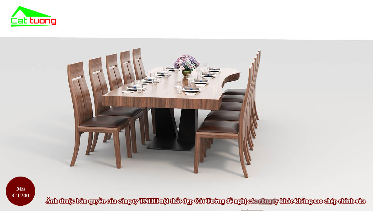 Bàn ăn gỗ óc chó tại Đắk Nông