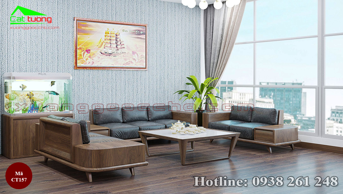 Bàn ghế gỗ óc chó tại Đà Nẵng