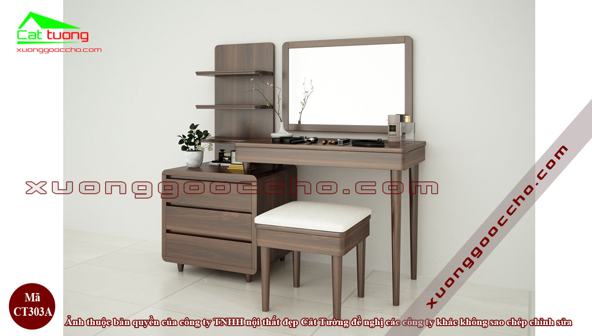 Những thiết kế bàn phấn phòng cưới đẹp hớp hồn hội chị em