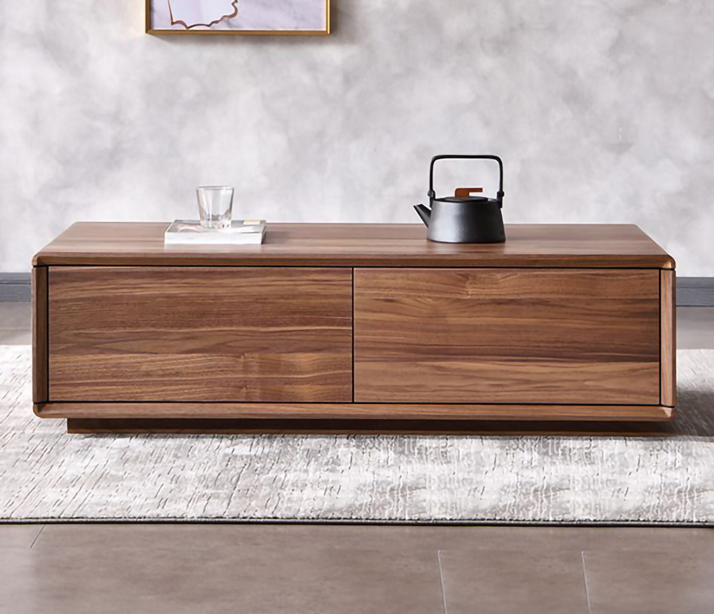 Bàn uống nước bằng gỗ óc chó đẹp hiện đại cho sofa phòng khách