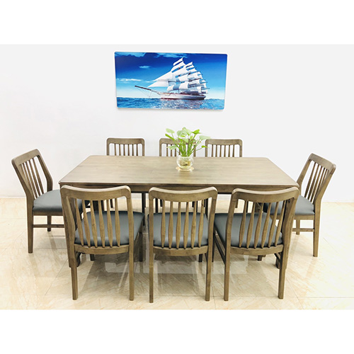 Bộ bàn ăn gỗ sồi 8 ghế đẹp mua ở đâu?
