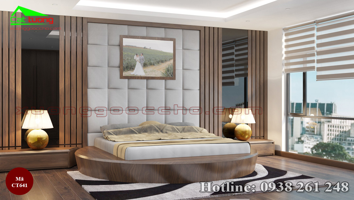 Giường ngủ gỗ óc chó tại Hải Dương