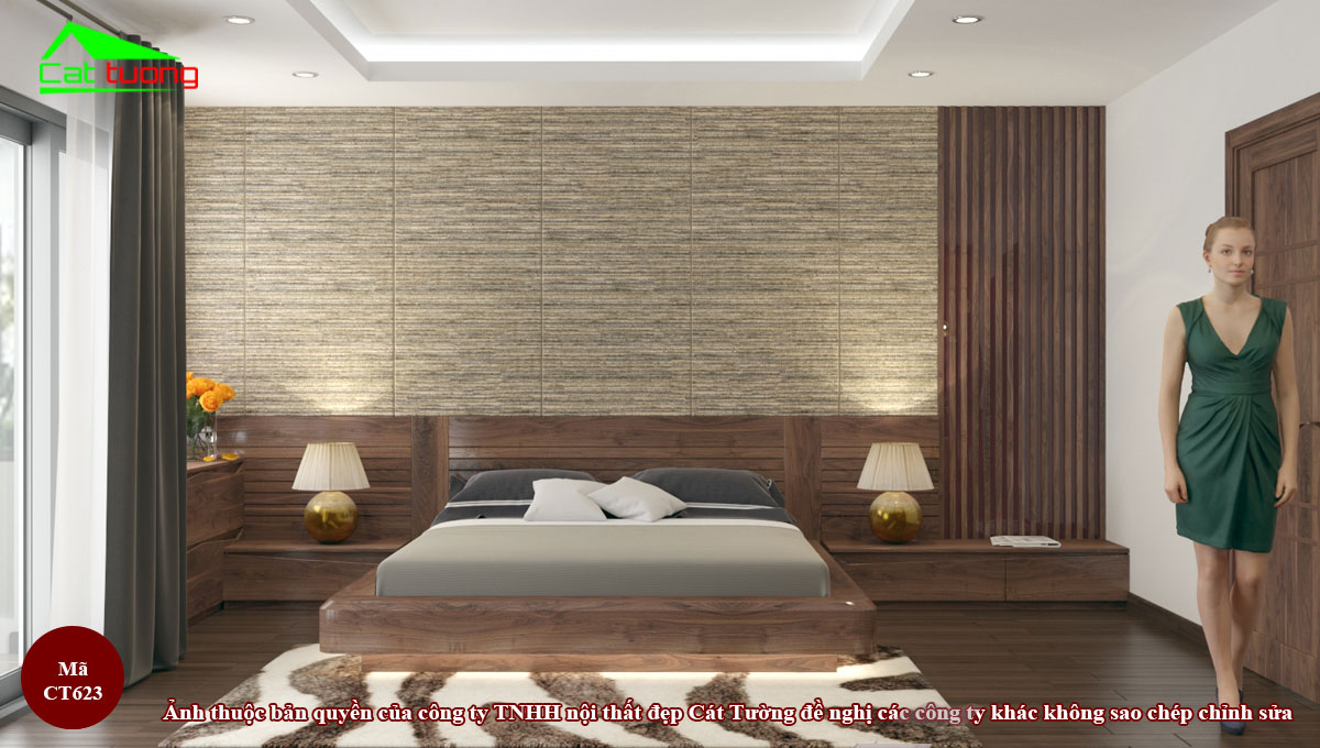 Giường ngủ gỗ óc chó tại Phú Yên