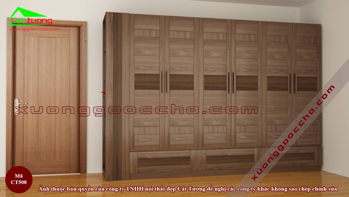 Những mẫu tủ quần áo gỗ đẹp cho phòng ngủ