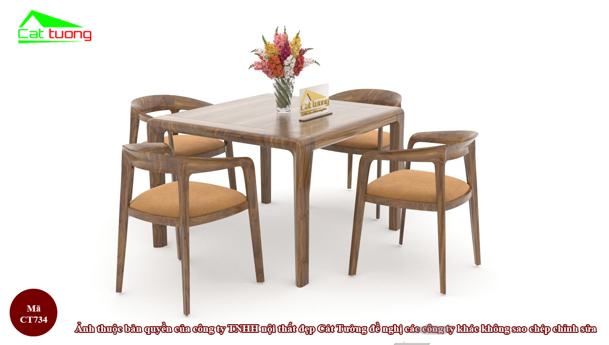 Kích thước bàn ăn 4 người