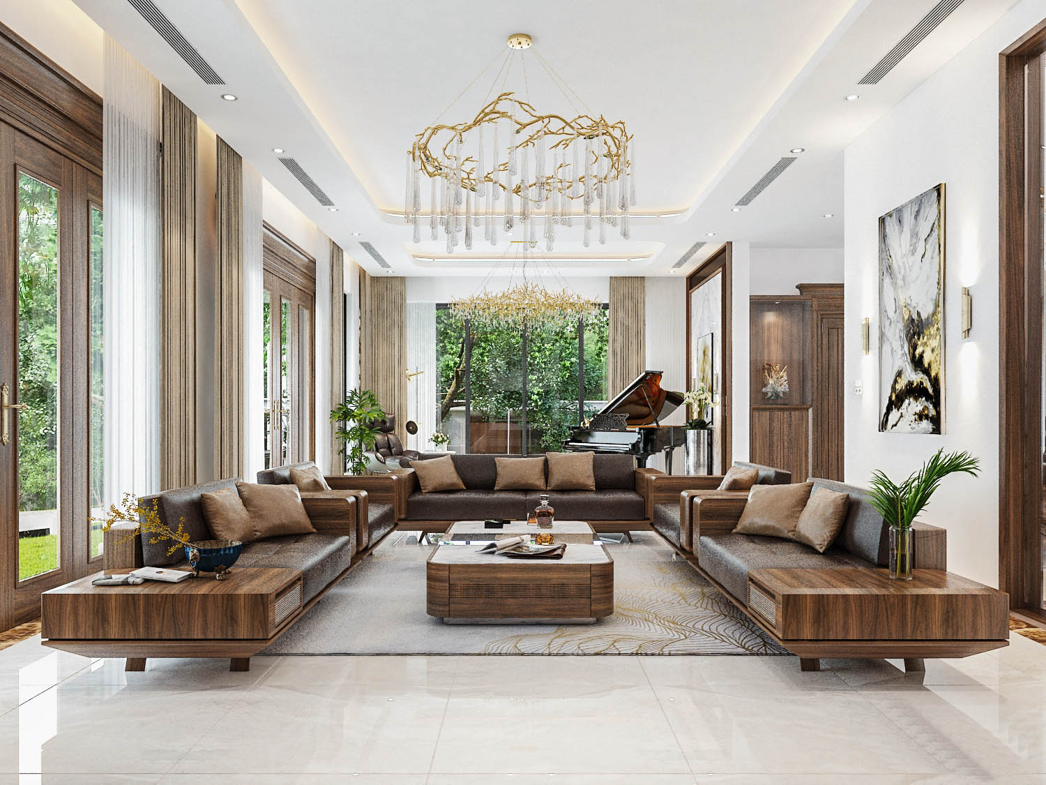 Kích thước sofa đôi bao nhiêu là hợp lý