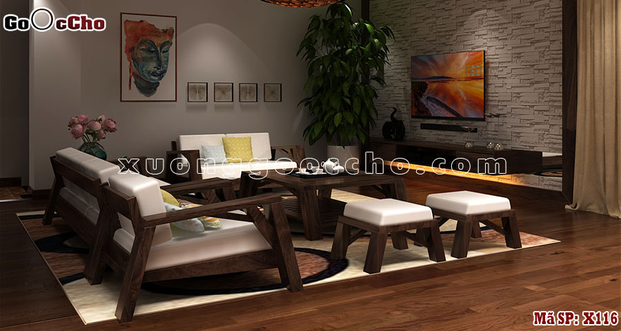 Nội thất gỗ óc chó tại Quảng Ngãi