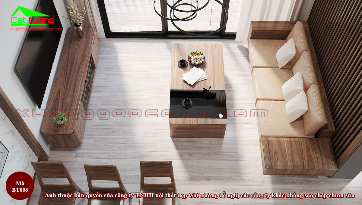 Nội thất gỗ óc chó tại Thái Bình