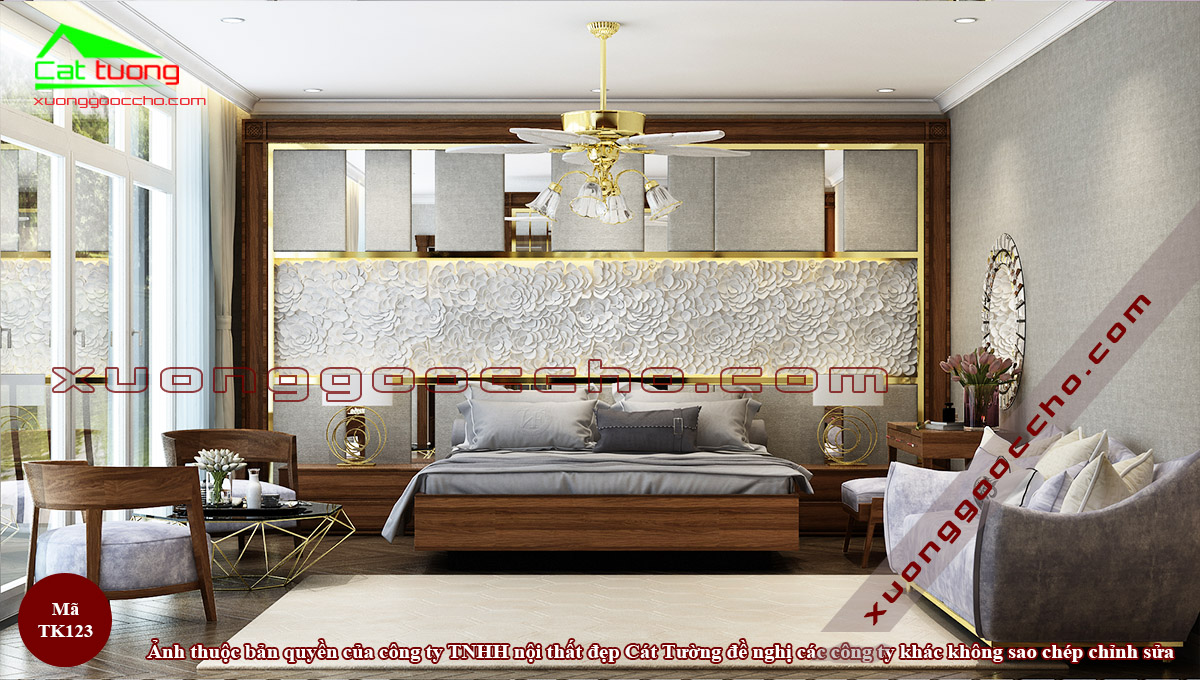 Mẫu thiết kế nội thất phòng cưới trẻ trung