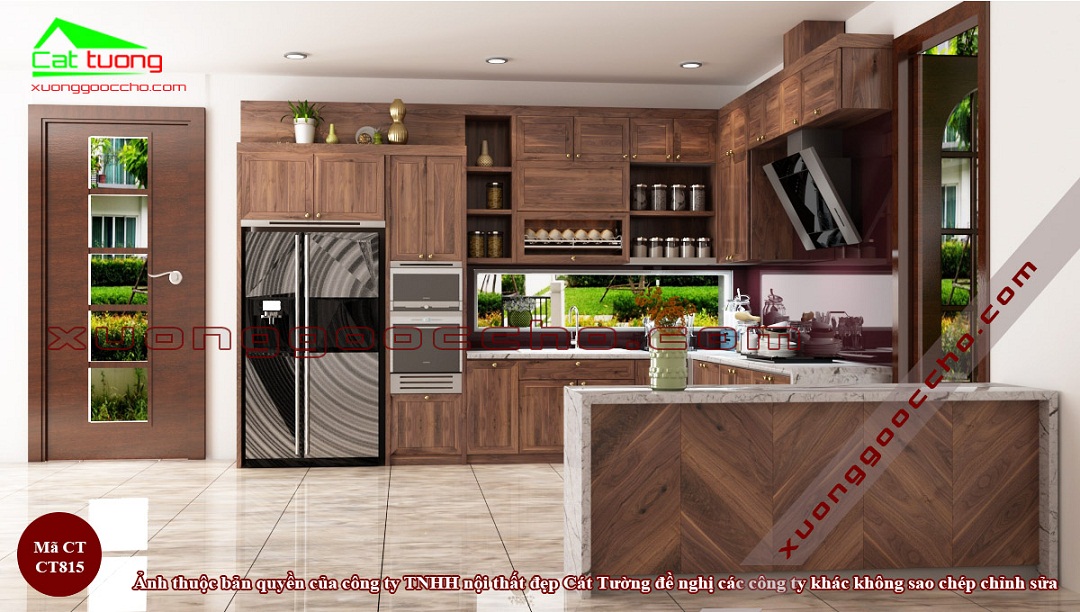 3 xu hướng thiết kế tủ bếp gỗ hiện đại và độc đáo