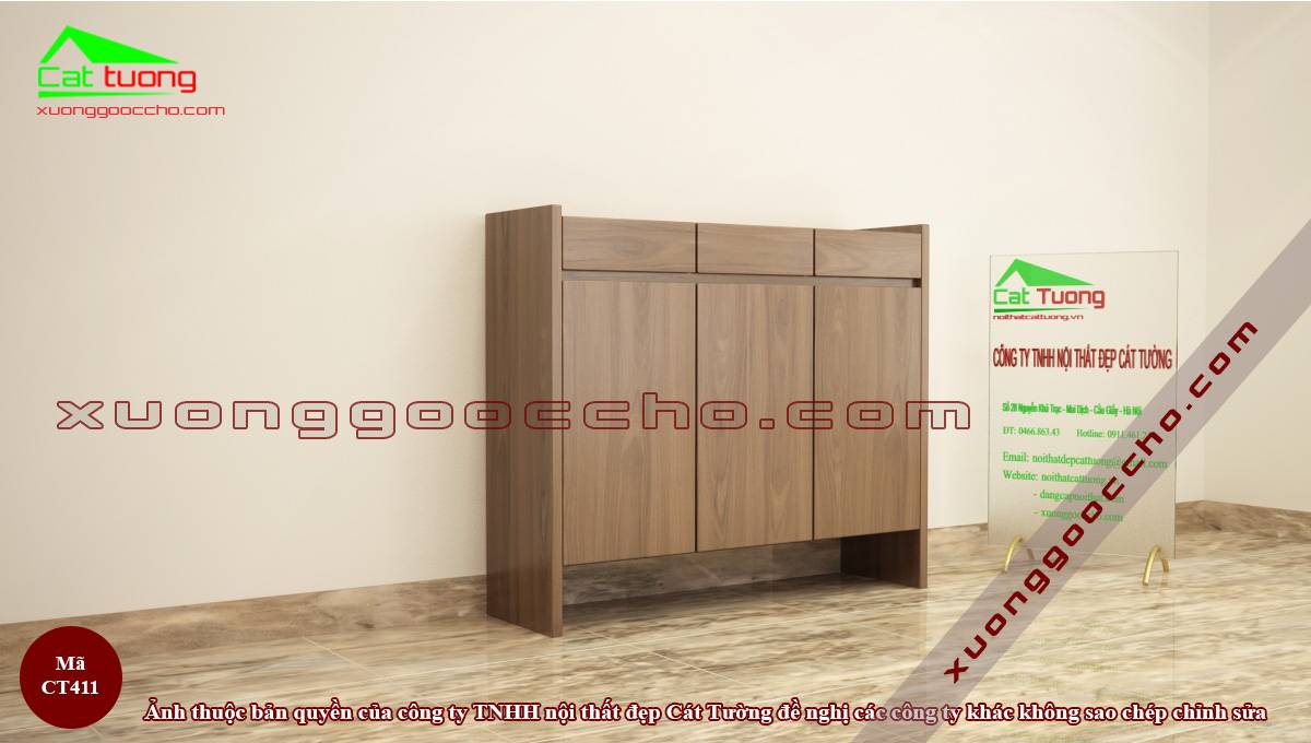 Tủ giày gỗ óc chó tại Đắk Lắk