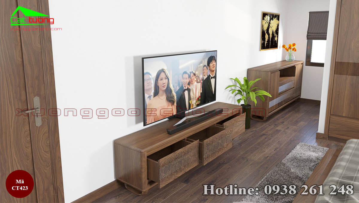 Tủ giày gỗ óc chó tại Hải Dương