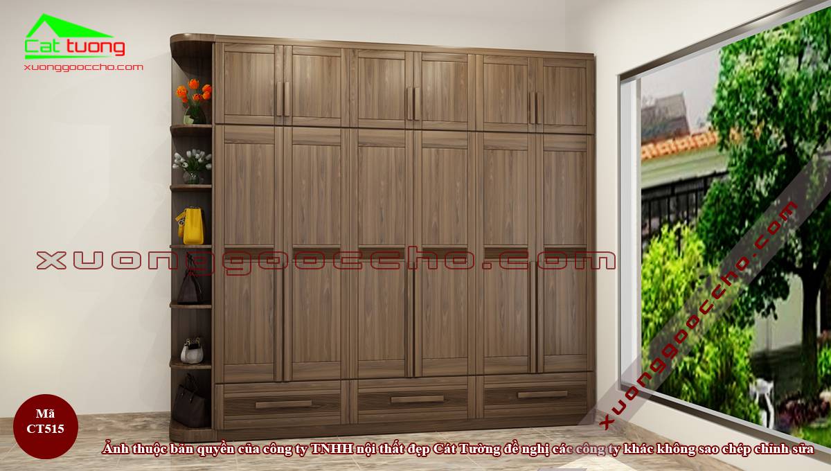 Tủ quần áo có gương