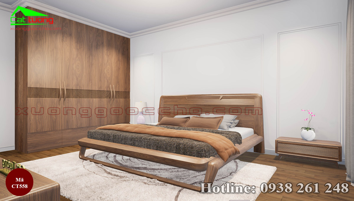 Tủ quần áo gỗ óc chó tại Bắc Kạn