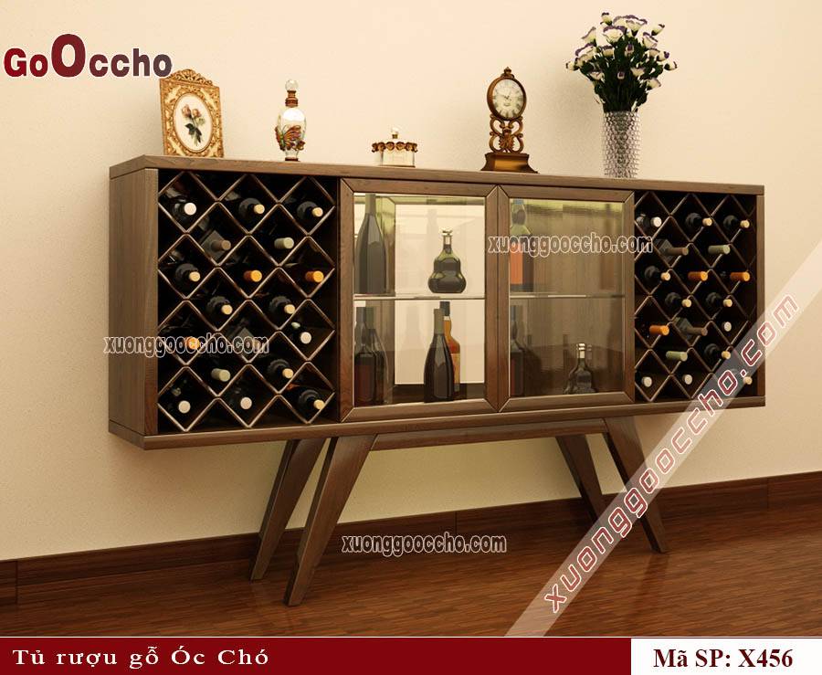 Tủ rượu gỗ óc chó tại Lâm Đồng
