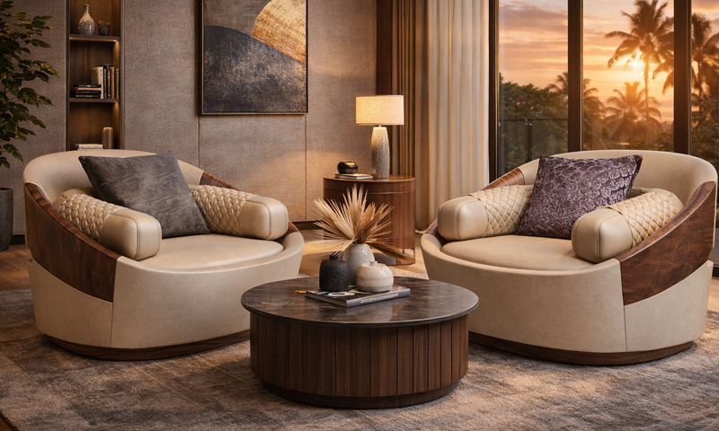 ARMCHAIR ( Ghế dựa ) gỗ óc chó ARC2604