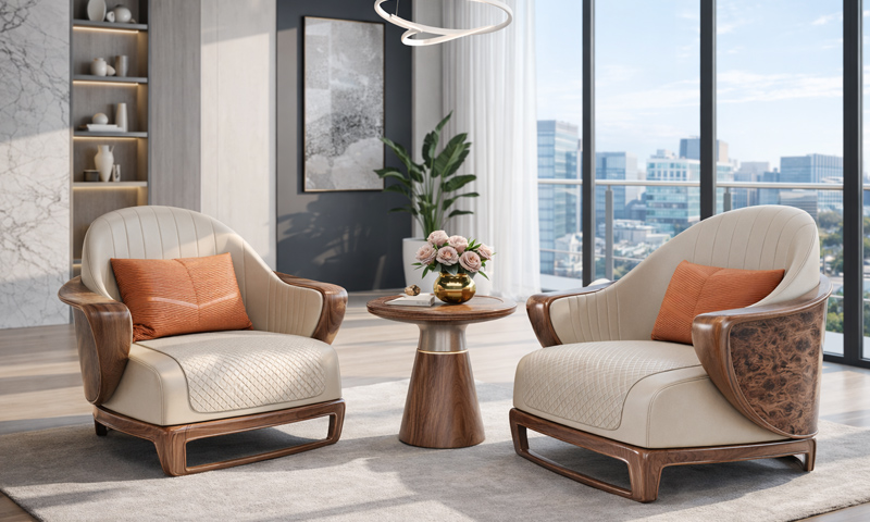 ARMCHAIR ( Ghế dựa ) gỗ óc chó ARC2616