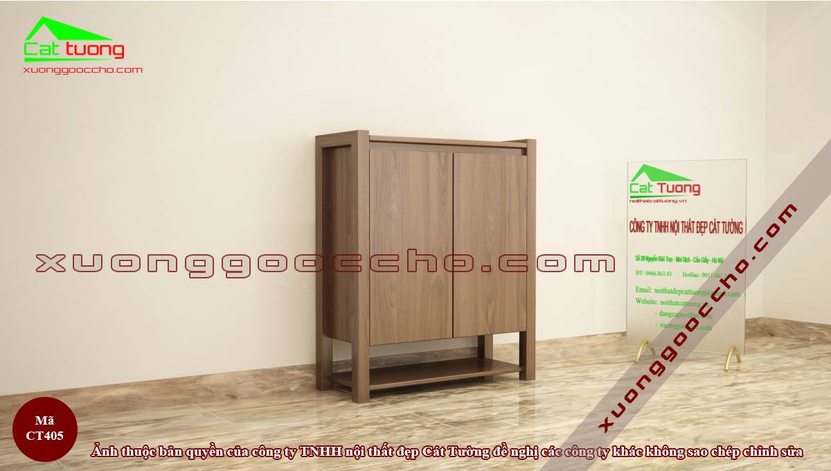 Tủ Giày Gỗ Óc Chó