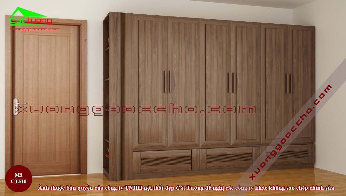Tủ Quần Áo Gỗ Óc Chó