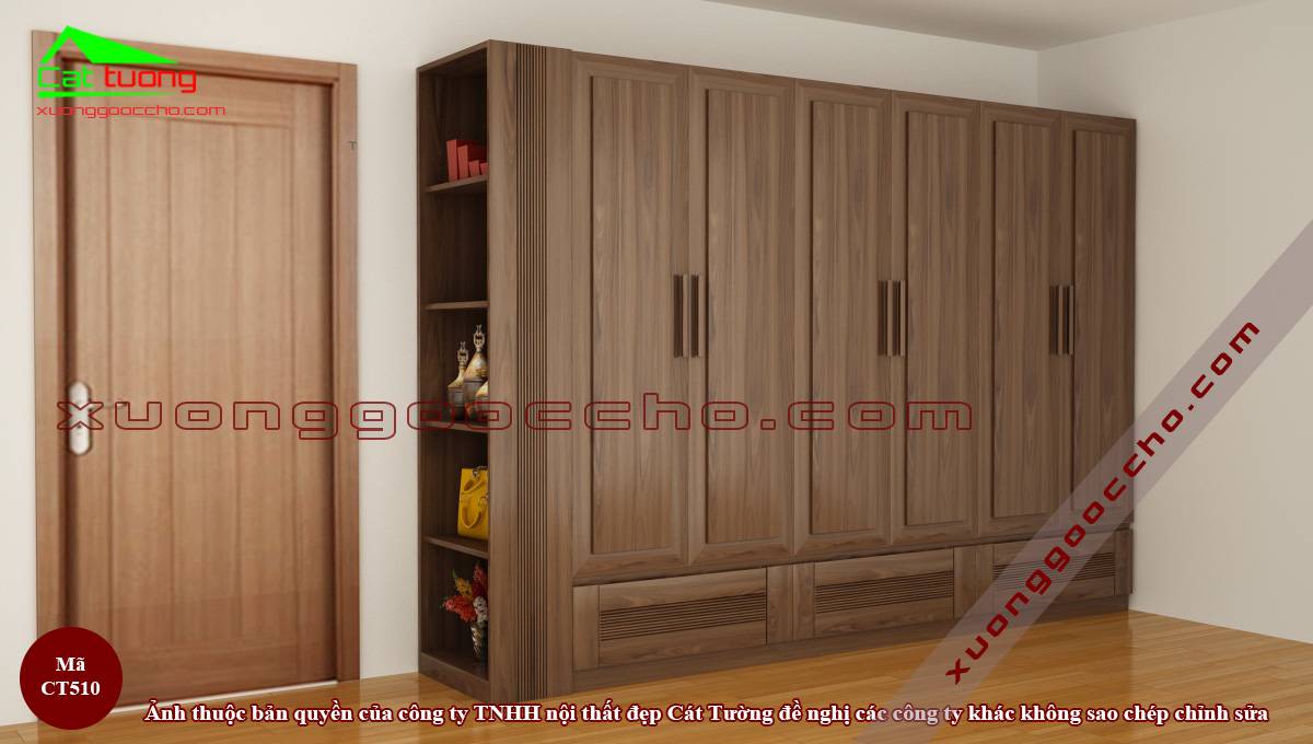 Tủ Quần Áo Gỗ Óc Chó