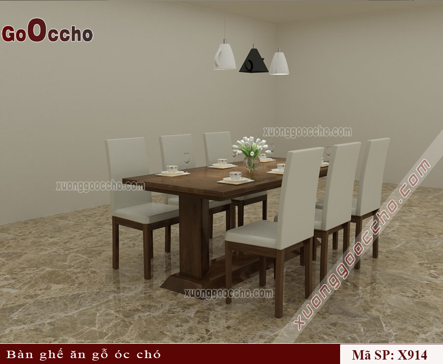 Bàn Ghế Ăn Gỗ Óc Chó