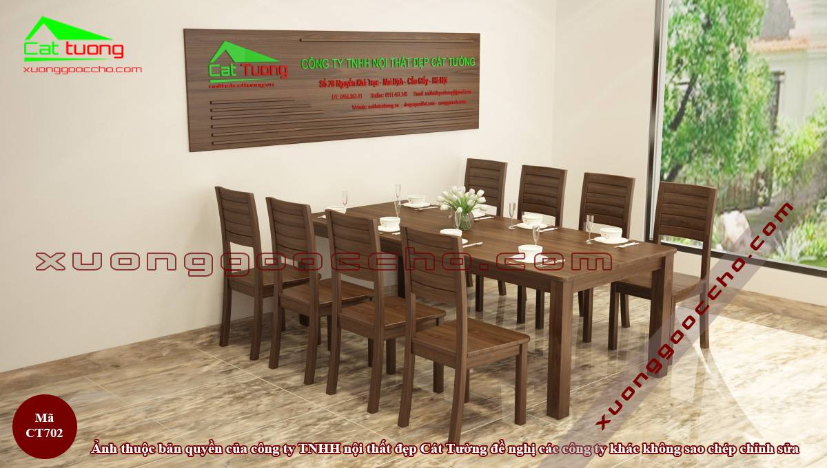 Bàn Ghế Ăn Gỗ Óc Chó