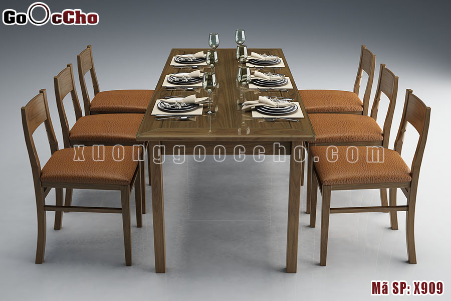 Bàn Ghế Ăn Gỗ Óc Chó