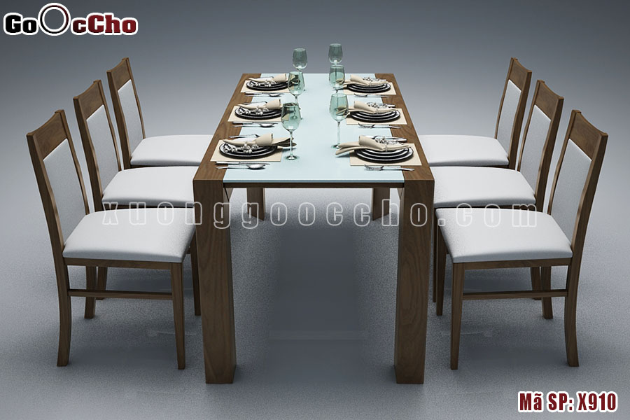 Bàn Ghế Ăn Gỗ Óc Chó