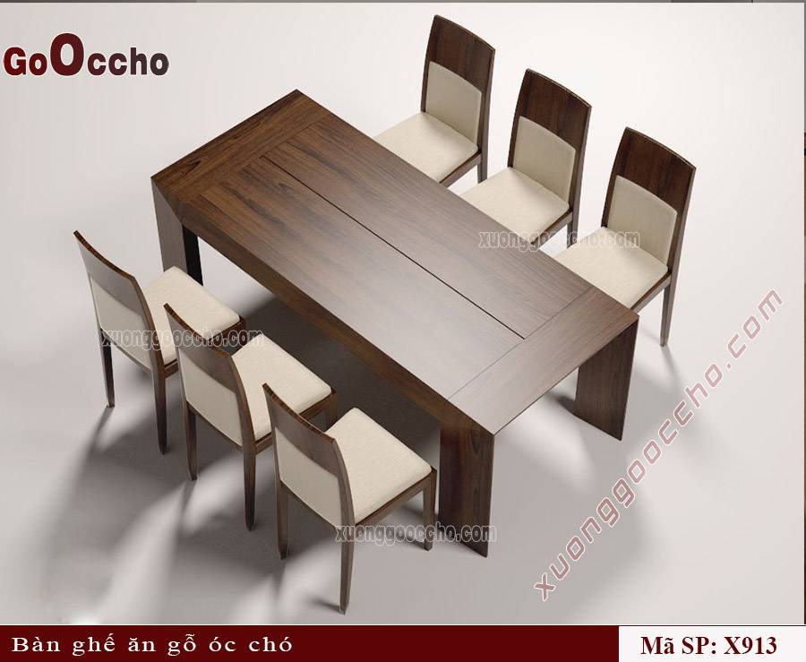Bàn Ghế Ăn Gỗ Óc Chó