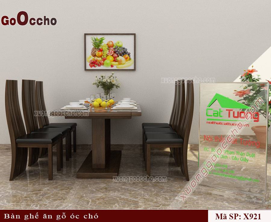 Bàn Ghế Ăn Gỗ Óc Chó