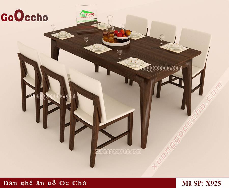 Bàn Ghế Ăn Gỗ Óc Chó
