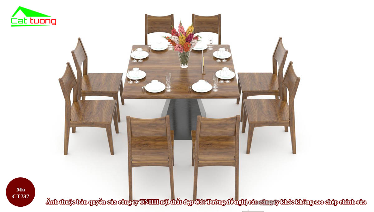 Bàn Ghế Ăn Gỗ Óc Chó