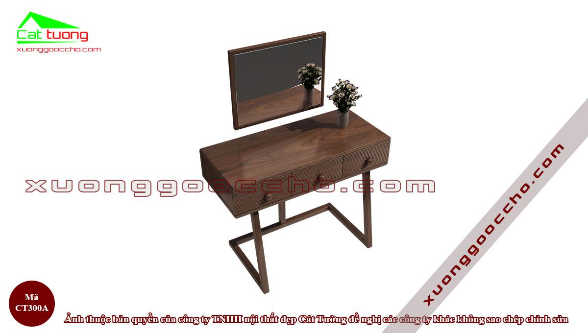 Bàn Trang Điểm Gỗ Óc Chó