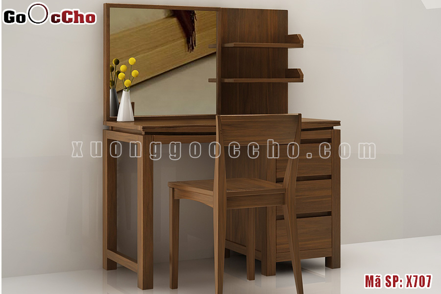 Bàn Trang Điểm Gỗ Óc Chó
