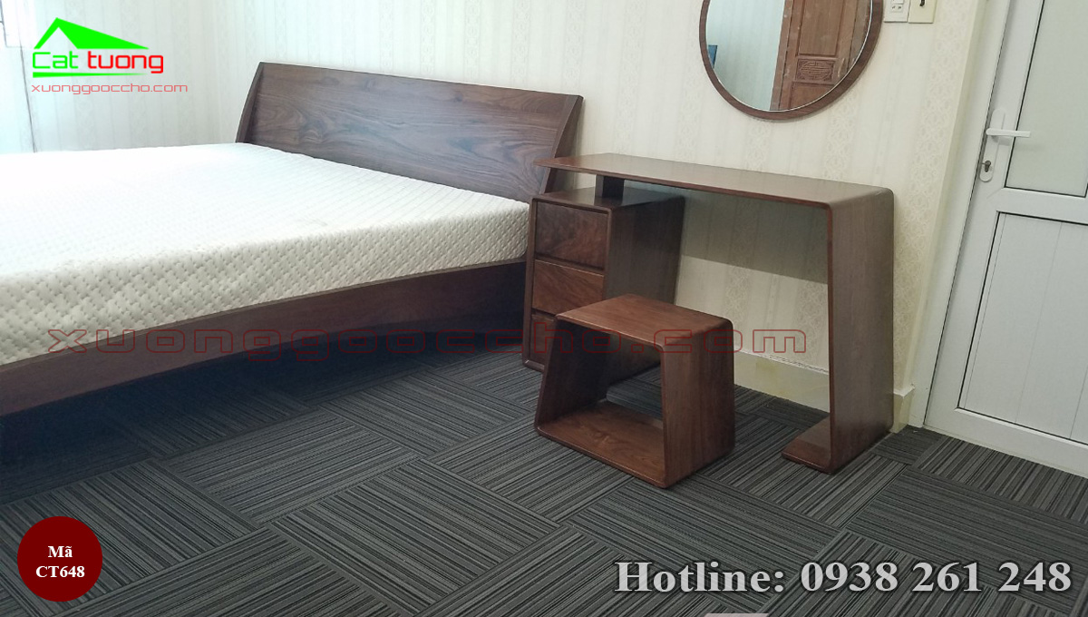 Giường Ngủ Gỗ Óc Chó