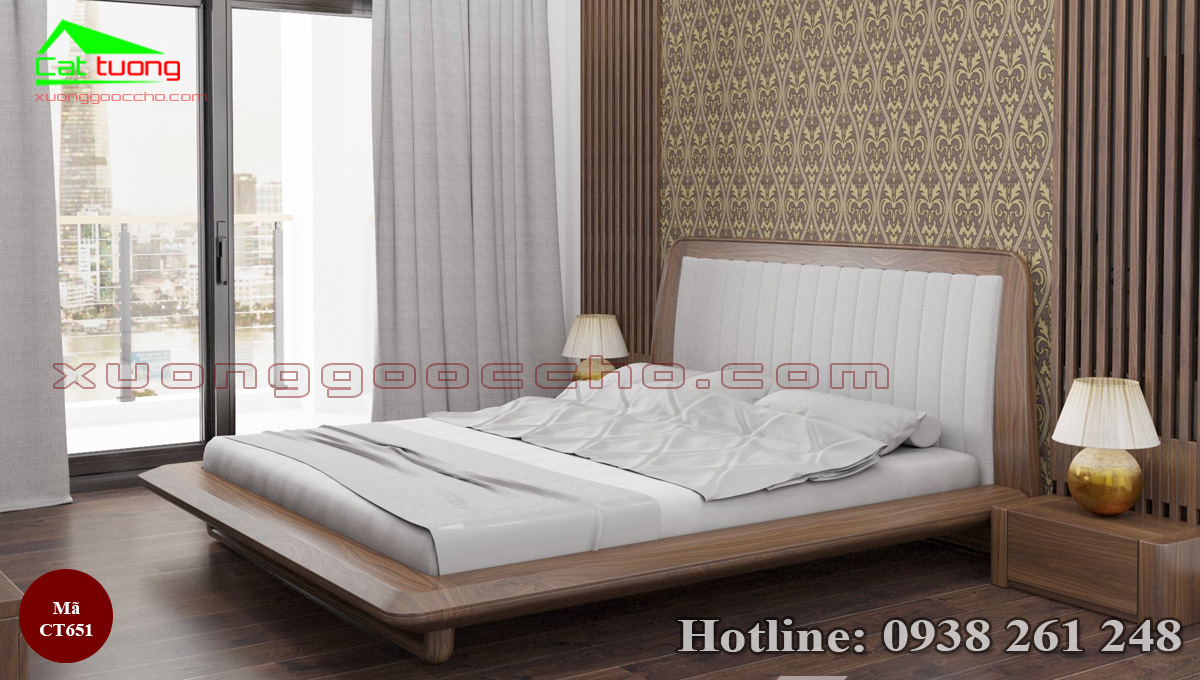 Giường Ngủ Gỗ Óc Chó