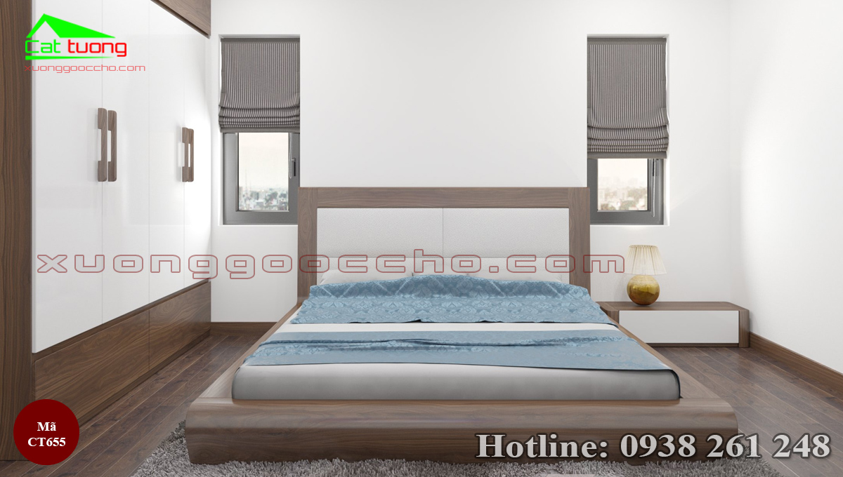 Giường Ngủ Gỗ Óc Chó