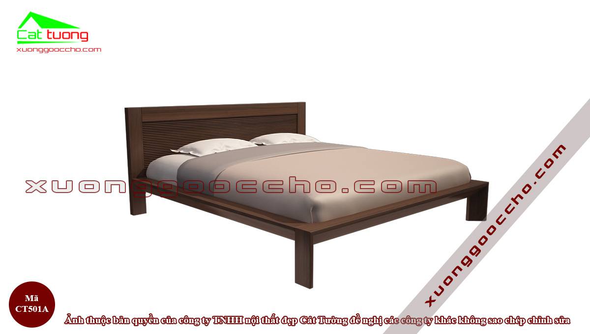 Giường Ngủ Gỗ Óc Chó