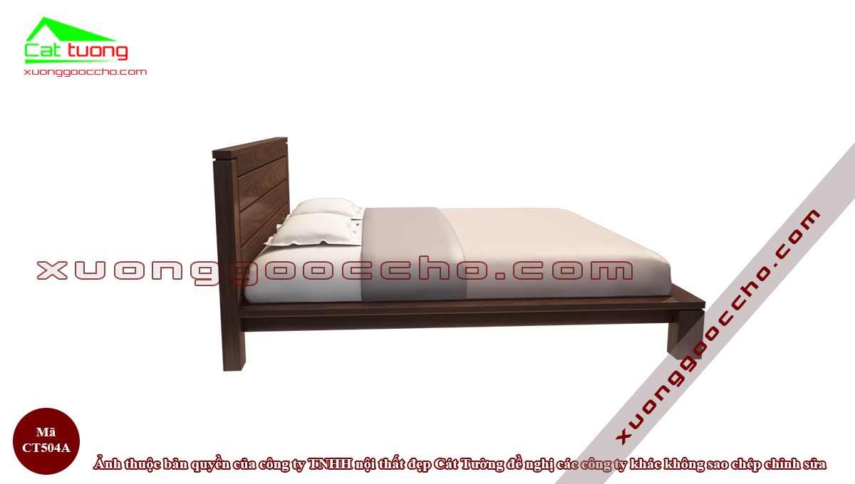 Giường Ngủ Gỗ Óc Chó