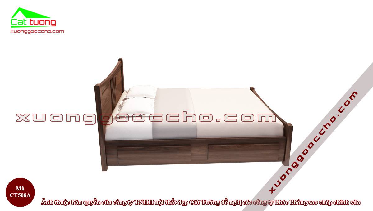 Giường Ngủ Gỗ Óc Chó