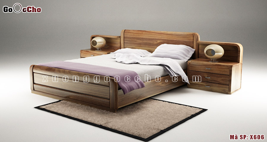 Giường Ngủ Gỗ Óc Chó