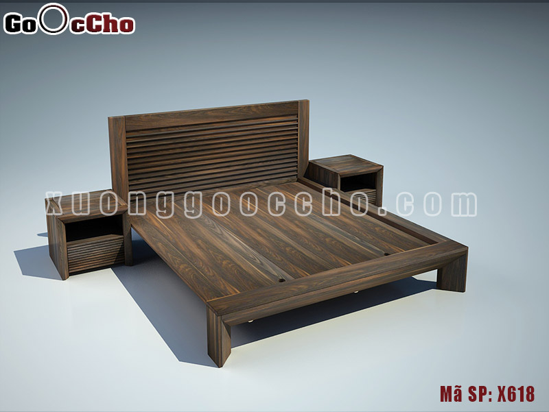 Giường Ngủ Gỗ Óc Chó