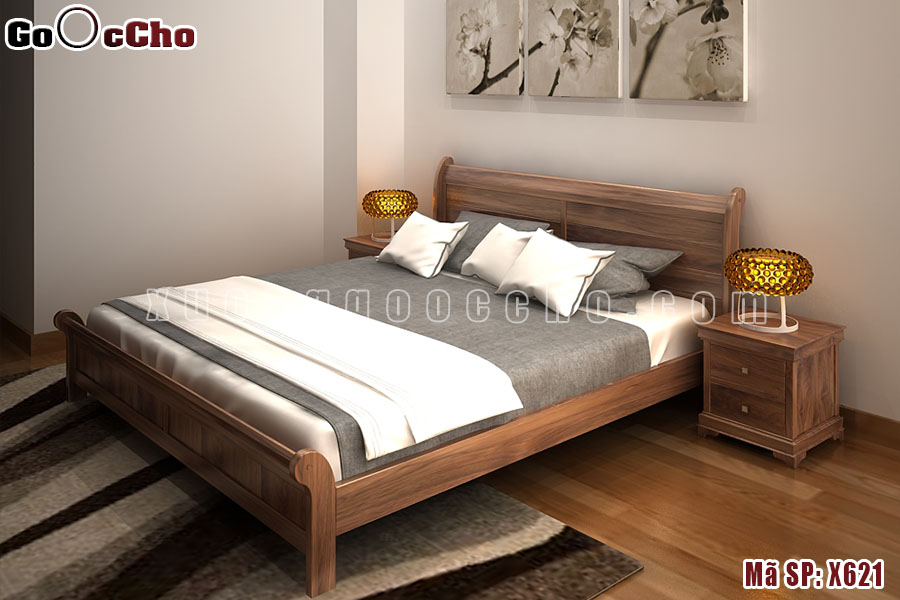 Giường Ngủ Gỗ Óc Chó