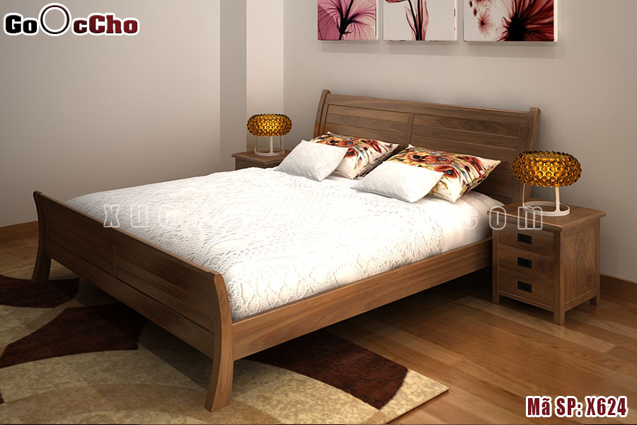 Giường Ngủ Gỗ Óc Chó