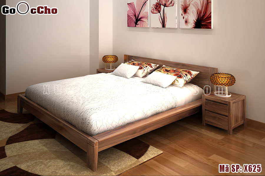 Giường Ngủ Gỗ Óc Chó