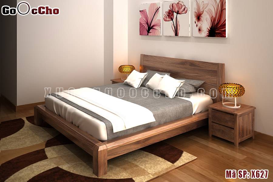 Giường Ngủ Gỗ Óc Chó