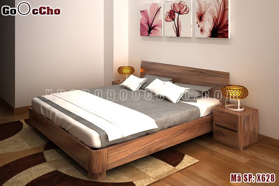 Giường Ngủ Gỗ Óc Chó