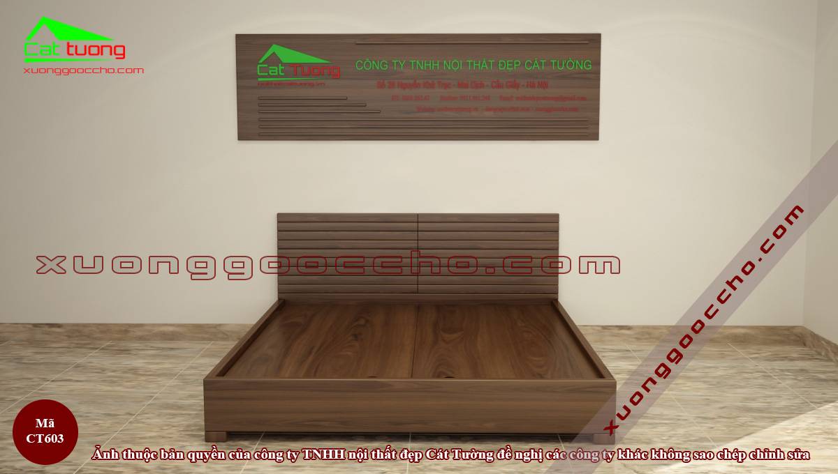 Giường Ngủ Gỗ Óc Chó