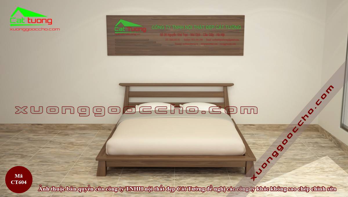 Giường Ngủ Gỗ Óc Chó